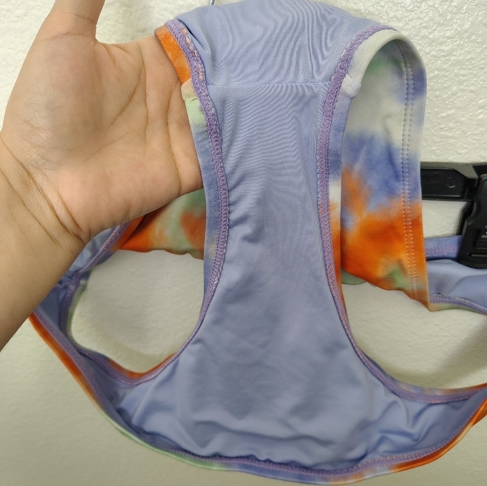 Lucky Brand Blue/Green /Orange Bikini Set Sz L NWOT - Picture 10 of 14